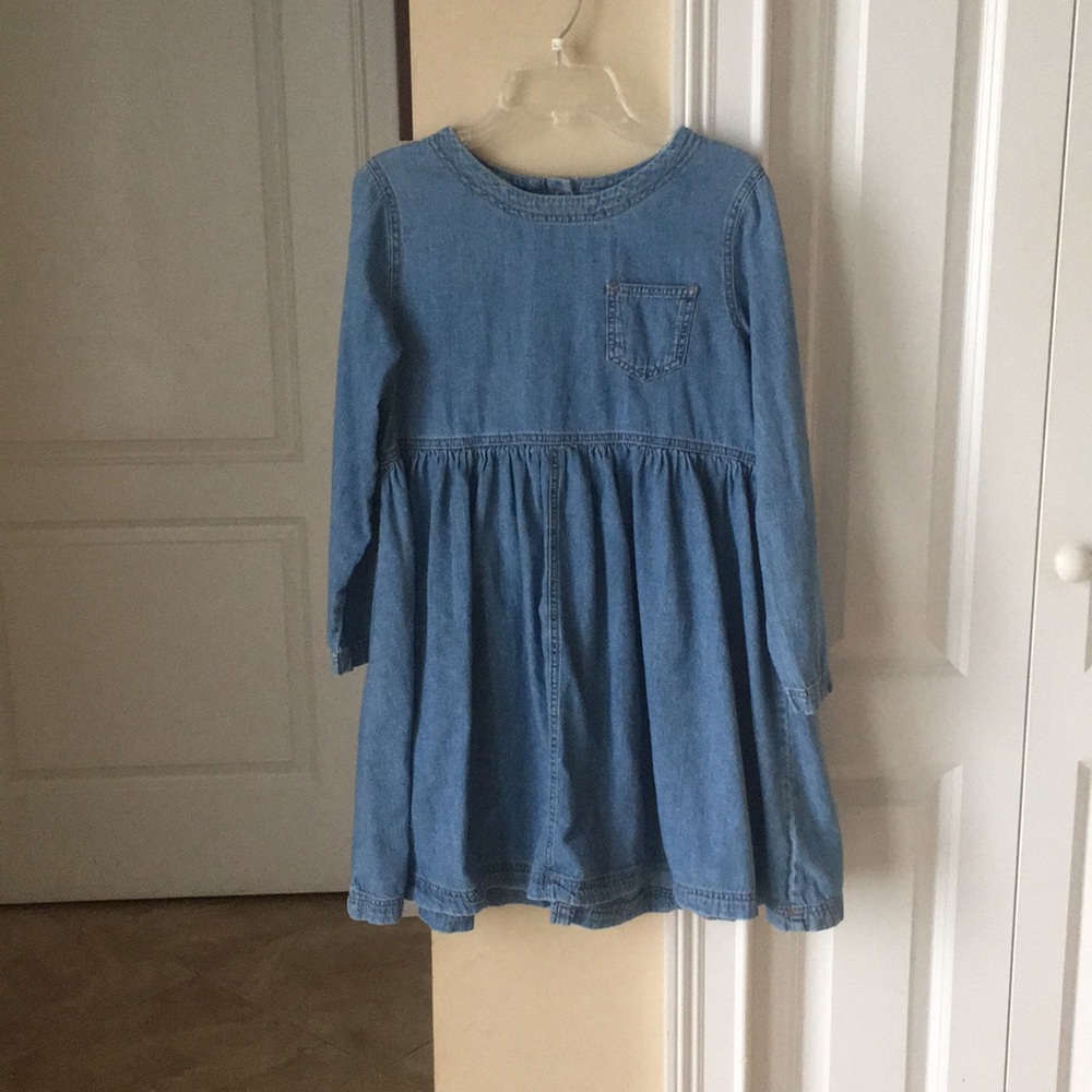 Denim babydoll dress